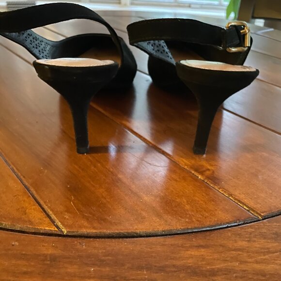 Dressbarn Holly Slingback Heels- Black (included in 5 clothing items for $15) - Picture 2 of 8